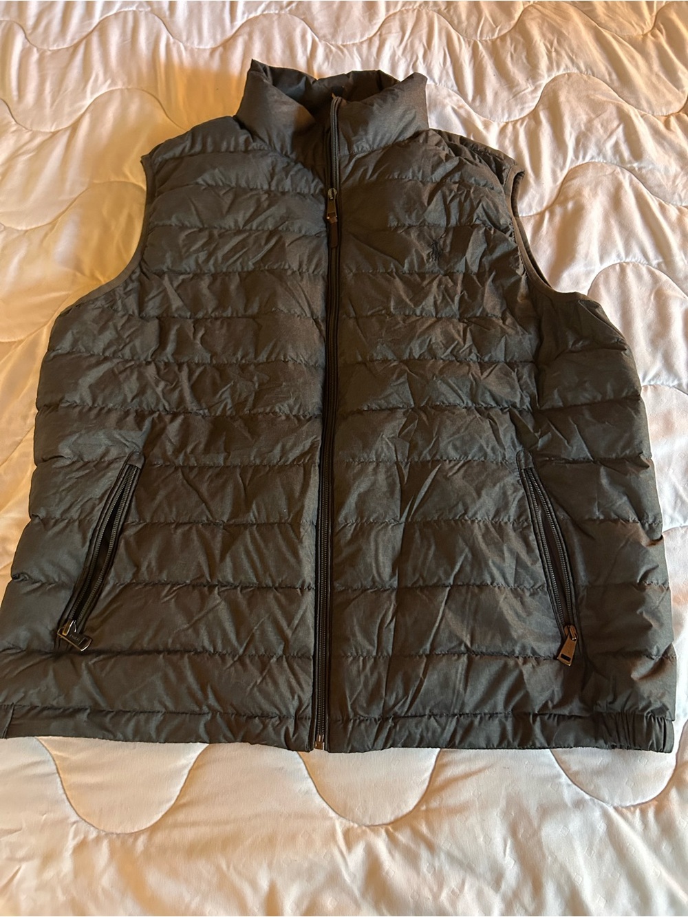 Polo by Ralph Lauren Men's Quilted Vest in Olive Green
